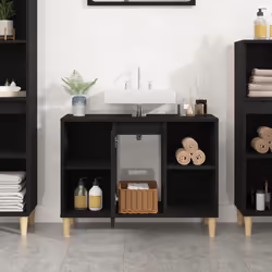 VidaXL 821285 miroir de salle de bain et armoire de rangement pour évier