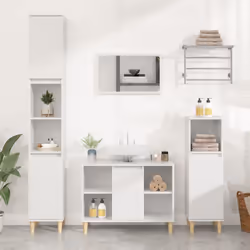VidaXL 821286 miroir de salle de bain et armoire de rangement pour évier