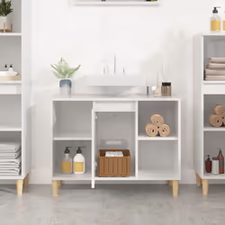 VidaXL 821286 miroir de salle de bain et armoire de rangement pour évier