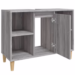 VidaXL 821290 miroir de salle de bain et armoire de rangement pour évier - Vue supplémentaire 7