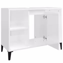 VidaXL 821294 miroir de salle de bain et armoire de rangement pour évier - Vue supplémentaire 7