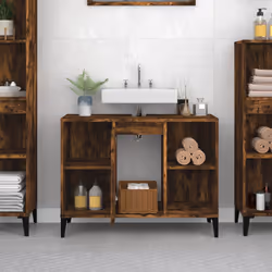 VidaXL 821297 miroir de salle de bain et armoire de rangement pour évier