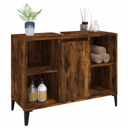 VidaXL 821297 miroir de salle de bain et armoire de rangement pour évier - Vue supplémentaire 4