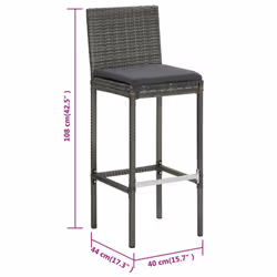VidaXL 362579 Tabouret de bar - Vue supplémentaire 8