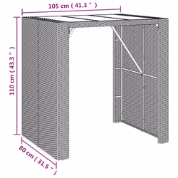 VidaXL 362594 table de jardin - Vue supplémentaire 6