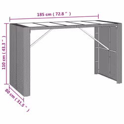 VidaXL 362599 table de jardin - Vue supplémentaire 6