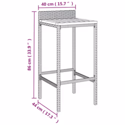 VidaXL 362602 Tabouret de bar - Vue supplémentaire 8