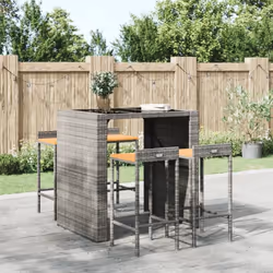 Ces tabourets de bar au design moderne sont conçus pour être un supplément pratique à votre espace de vie extérieur et intéri ...