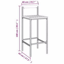 VidaXL 362606 Tabouret de bar - Vue supplémentaire 8