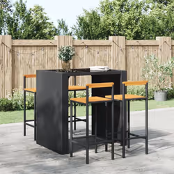 Ces tabourets de bar au design moderne sont conçus pour être un supplément pratique à votre espace de vie extérieur et intéri ...