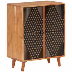 Ce buffet en bois classique, au look intemporel, est conçu pour être un excellent supplément à votre maison. Matériau durable ...