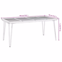 VidaXL 319521 table de jardin - Vue supplémentaire 8
