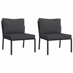 VidaXL 362717, Noir, Gris, Acier, 110 kg, Adultes et enfants, 600 mm, 740 mm
