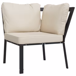 VidaXL 362724, Sable, Noir, Acier, 110 kg, Adultes et enfants, 760 mm, 760 mm