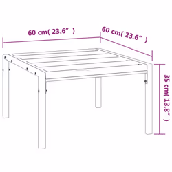 VidaXL 362726 banc de jardin Acier - Vue supplémentaire 5