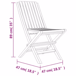 VidaXL 362757 chaise d'extérieur Terrace Teck - Vue supplémentaire 8