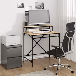 Ce bureau présente un charme industriel distinctif et est conçu pour attirer les regards dans votre maison et votre bureau. M ...
