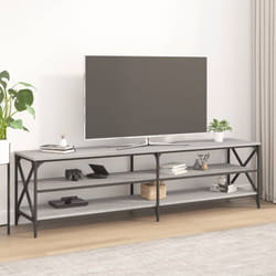 Meuble TV sonoma gris 180x40x50 cm bois d ingénierie