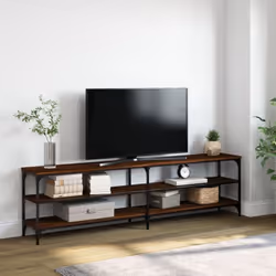Avec un design élégant mais pratique, ce meuble TV est destiné à devenir un point de mire de votre pièce. Matériau durable :  ...