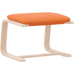 Repose-pied Jaune foncé 51x41x40 cm Tissu Vidaxl
