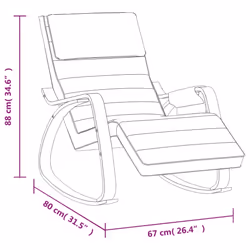 VidaXL 351078 Fauteuil à bascule et planche pour enfant - Vue supplémentaire 8