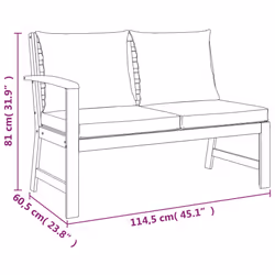 VidaXL 3154962 ensemble de meubles de jardin - Vue supplémentaire 8