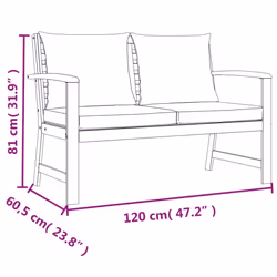 VidaXL 3154979 ensemble de meubles de jardin - Vue supplémentaire 6