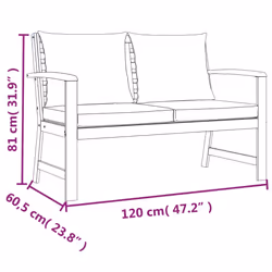 VidaXL 3154980 ensemble de meubles de jardin - Vue supplémentaire 8