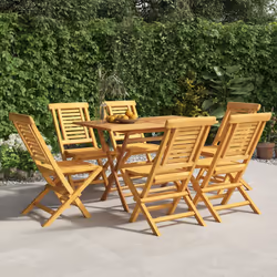 VidaXL 3155047 chaise d'extérieur Terrace Teck - Vue supplémentaire 2