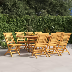 VidaXL 3155048 chaise d'extérieur Terrace Teck - Vue supplémentaire 2