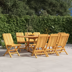VidaXL 3155054 chaise d'extérieur Terrace Teck