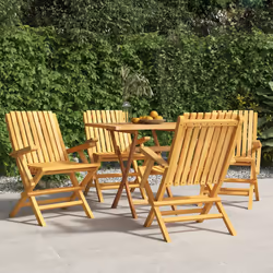 VidaXL 3155055 chaise d'extérieur Terrace Teck