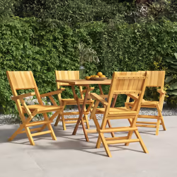VidaXL 3155061 chaise d'extérieur Terrace Teck