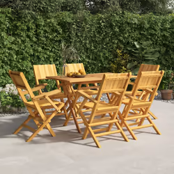 VidaXL 3155062 chaise d'extérieur Terrace Teck