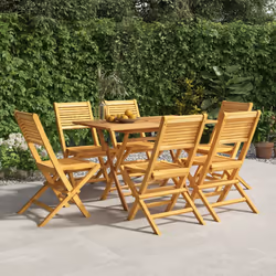 VidaXL 3155065 chaise d'extérieur Terrace Teck