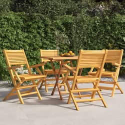 VidaXL 3155067 chaise d'extérieur Terrace Teck