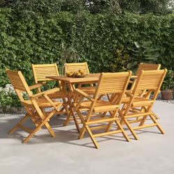 VidaXL 3155068 chaise d'extérieur Terrace Teck