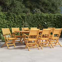 VidaXL 3155069 chaise d'extérieur Terrace Teck