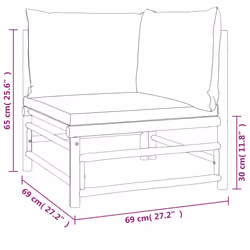 VidaXL 3155144 ensemble de meubles de jardin - Vue supplémentaire 8