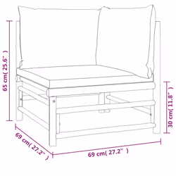 VidaXL 3155145 ensemble de meubles de jardin - Vue supplémentaire 8