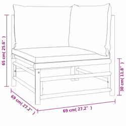 VidaXL 3155169 ensemble de meubles de jardin - Vue supplémentaire 7