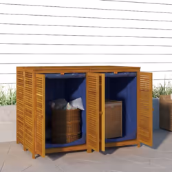 Cette boîte de rangement de jardin en bois est une solution de rangement idéale et un excellent supplément décoratif à votre  ...