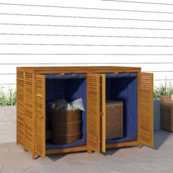 Vidaxl - Boîte de rangement de jardin 140x87x104 cm bois massif d'acacia