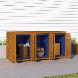 Cette boîte de rangement de jardin en bois est une solution de rangement idéale et un excellent supplément décoratif à votre ...