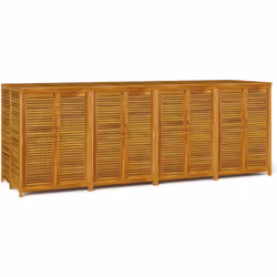 Cette boîte de rangement de jardin en bois est une solution de rangement idéale et un excellent supplément décoratif à votre ...