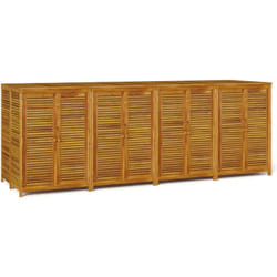 Vidaxl - Boîte de rangement de jardin 280x87x104 cm bois massif d'acacia