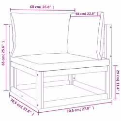 VidaXL 3155286 ensemble de meubles de jardin - Vue supplémentaire 6
