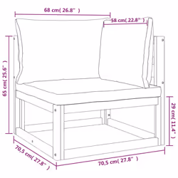 VidaXL 3155317 ensemble de meubles de jardin - Vue supplémentaire 6
