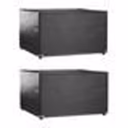 vidaXL Housses de salon de jardin 2 pcs 8 œillets 132x132x80 cm carré