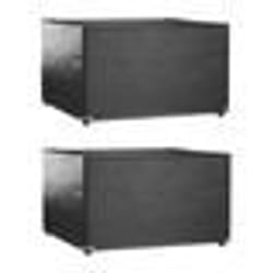 vidaXL Housses de salon de jardin 2 pcs 8 œillets 132x132x80 cm carré